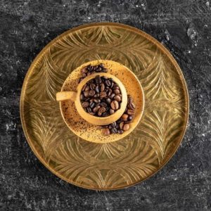 Intertwined Lotus Tray Round